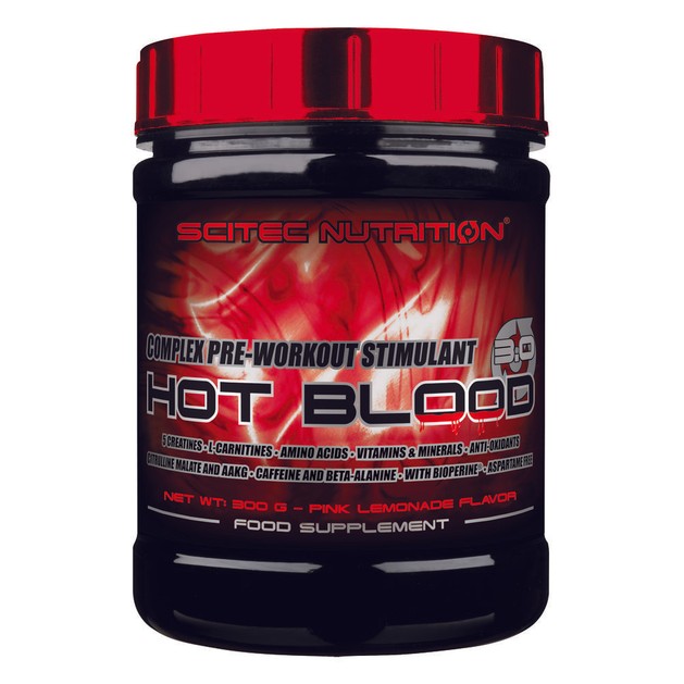 Scitec Nutrition Hot Blood 3.0 - Διεγερτικό Προ-προπονητικό Σύμπλεγμα 300g Scitec Nutrition Hot Blood 3.0 - Διεγερτικό Προ-προπονητικό Σύμπλεγμα 300g