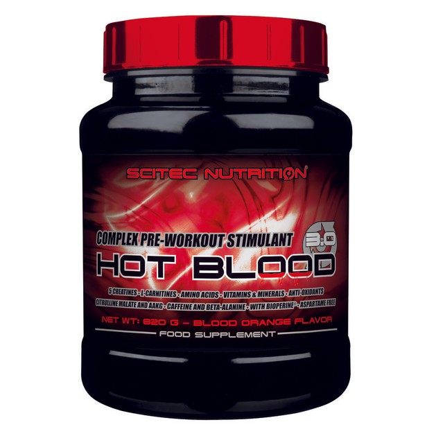 Scitec Nutrition Hot Blood 3.0 - Διεγερτικό Προ-προπονητικό Σύμπλεγμα 820 g ΗΜΕΡΟΜΗΝΙΑ ΛΗΞΗΣ 10/2016 Scitec Nutrition Hot Blood 3.0 - Διεγερτικό Προ-προπονητικό Σύμπλεγμα 820 g ΗΜΕΡΟΜΗΝΙΑ ΛΗΞΗΣ 10/2016