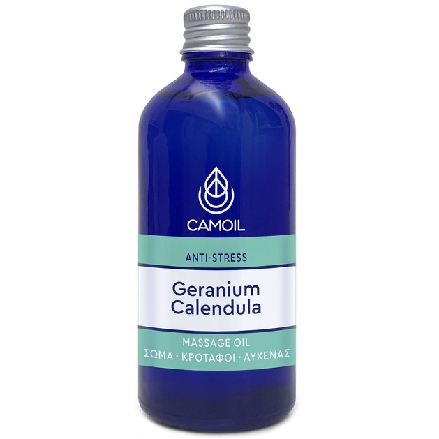 Camoil Geranium Calendula Anti-Stress Massage Oil 100ml Camoil Geranium Calendula Anti-Stress Massage Oil 100ml