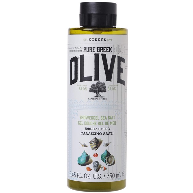 Korres Pure Greek Olive Shower Gel Sea Salt 250ml Korres Pure Greek Olive Shower Gel Sea Salt 250ml