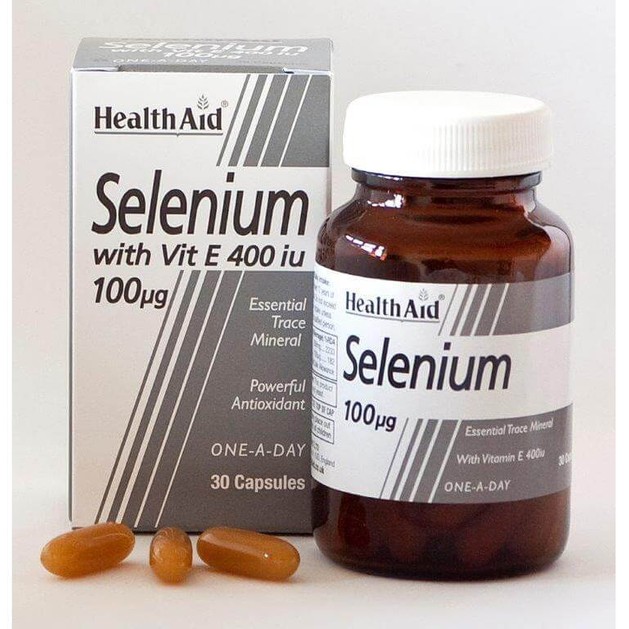 Health Aid Selenium with Vitamin E 400iu 30caps Health Aid Selenium with Vitamin E 400iu 30caps