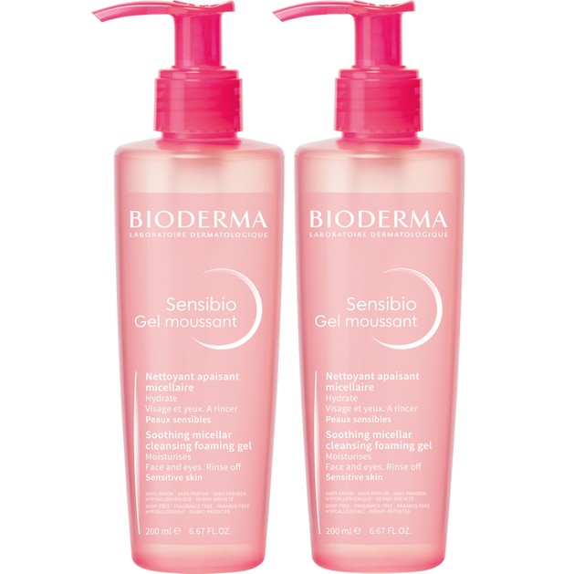 Bioderma Πακέτο Προσφοράς Sensibio Gel Moussant 2x200ml Bioderma Πακέτο Προσφοράς Sensibio Gel Moussant 2x200ml