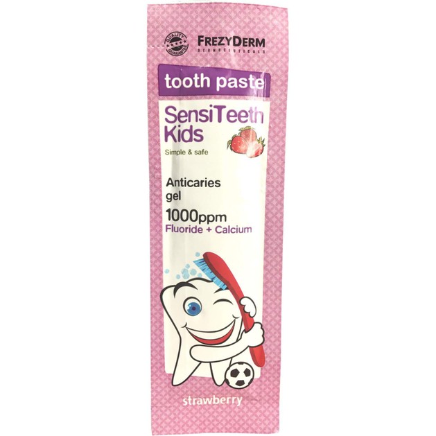 Δώρο Frezyderm SensiTeeth Kids Tooth Paste 1.000ppm Οδοντόκρεμα Κατά της Τερηδόνας για Παιδιά Από 6 Ετών 5gr Δώρο Frezyderm SensiTeeth Kids Tooth Paste 1.000ppm Οδοντόκρεμα Κατά της Τερηδόνας για Παιδιά Από 6 Ετών 5gr