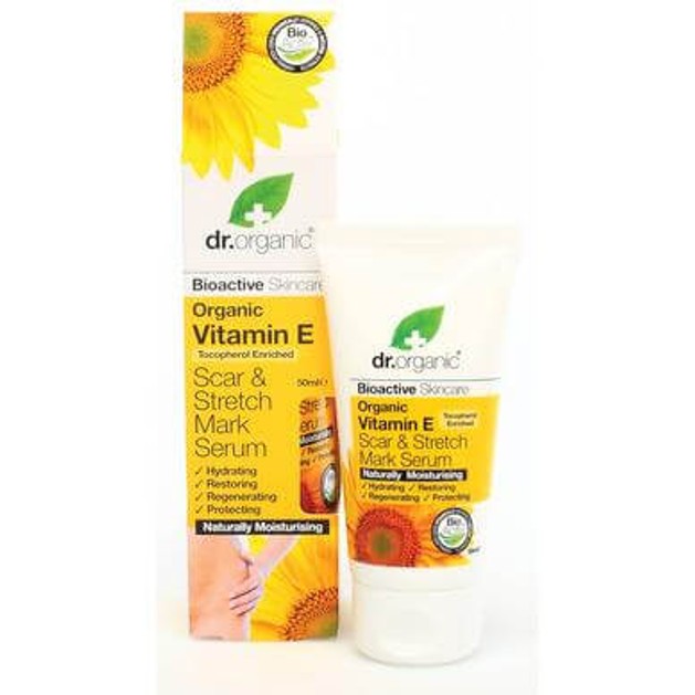 Dr Organic Organic Vitamin E Scar & Stretch Mark Serum Κρέμα για Ραγάδες με Βιολογική Βιταμίνη E 50ml Dr Organic Organic Vitamin E Scar & Stretch Mark Serum Κρέμα για Ραγάδες με Βιολογική Βιταμίνη E 50ml