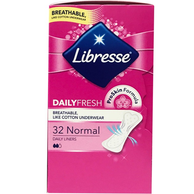Libresse Daily Fresh Normal Σερβιέτες 32 Τεμάχια Libresse Daily Fresh Normal Σερβιέτες 32 Τεμάχια
