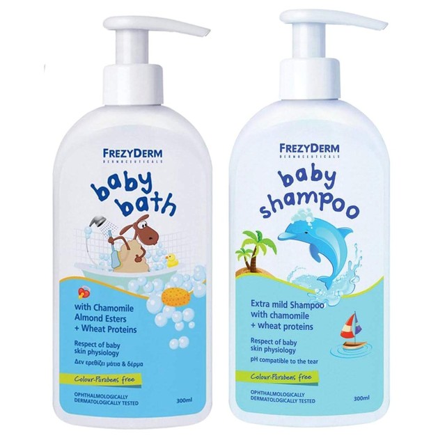 Frezyderm Baby Bath Απαλό Αφρόλουτρο 300ml & Δώρο Baby Shampoo Απαλό Σαμπουάν 100ml Frezyderm Baby Bath Απαλό Αφρόλουτρο 300ml & Δώρο Baby Shampoo Απαλό Σαμπουάν 100ml