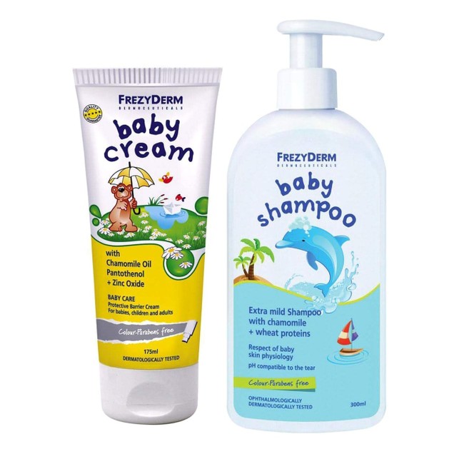 Frezyderm Baby Cream Απαλή Προστατευτική Αδιάβροχη Κρέμα 175ml & Δώρο Baby Shampoo Απαλό Σαμπουάν 100ml Frezyderm Baby Cream Απαλή Προστατευτική Αδιάβροχη Κρέμα 175ml & Δώρο Baby Shampoo Απαλό Σαμπουάν 100ml