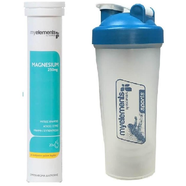 Δώρο My Elements Magnesium 250mg Συμπλήρωμα Διατροφής για Τόνωση Μυϊκού & Νευρικού Συστήματος 20Effer.Tabs & Sports Shaker 600ml Δώρο My Elements Magnesium 250mg Συμπλήρωμα Διατροφής για Τόνωση Μυϊκού & Νευρικού Συστήματος 20Effer.Tabs & Sports Shaker 600ml