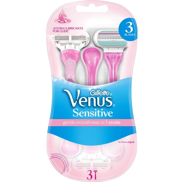 Δώρο Gillette Venus Sensitive Γυναικεία Ξυραφάκια Μιας Χρήσης 3 Τεμάχια Δώρο Gillette Venus Sensitive Γυναικεία Ξυραφάκια Μιας Χρήσης 3 Τεμάχια