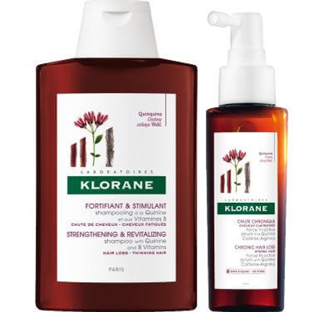Klorane Πακέτο Προσφοράς Quinine Shampoo 200ml & Cure de Force Tri-Active Serum 100ml Klorane Πακέτο Προσφοράς Quinine Shampoo 200ml & Cure de Force Tri-Active Serum 100ml
