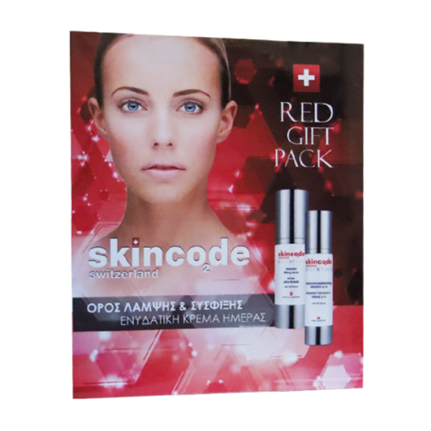 Skincode Red Gift Pack Intensive Lifting Serum Συσφικτικός Ορός 30ml & Moisturizing Emulsion Λεπτόρρευστη Κρέμα SPF10 50ml Skincode Red Gift Pack Intensive Lifting Serum Συσφικτικός Ορός 30ml & Moisturizing Emulsion Λεπτόρρευστη Κρέμα SPF10 50ml