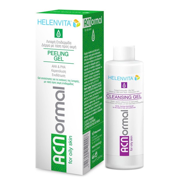 Helenvita Πακέτο Προσφοράς ACNormal Peeling Gel Απολέπισης 75ml & Δώρο ACNormal Cleansing Gel 100ml Helenvita Πακέτο Προσφοράς ACNormal Peeling Gel Απολέπισης 75ml & Δώρο ACNormal Cleansing Gel 100ml