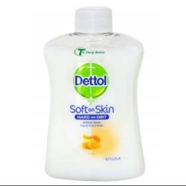 Dettol Ανταλλακτικό Αντιβακτηριδιακό Υγρό Κρεμοσάπουνο με Μέλι 250ml Dettol Ανταλλακτικό Αντιβακτηριδιακό Υγρό Κρεμοσάπουνο με Μέλι 250ml