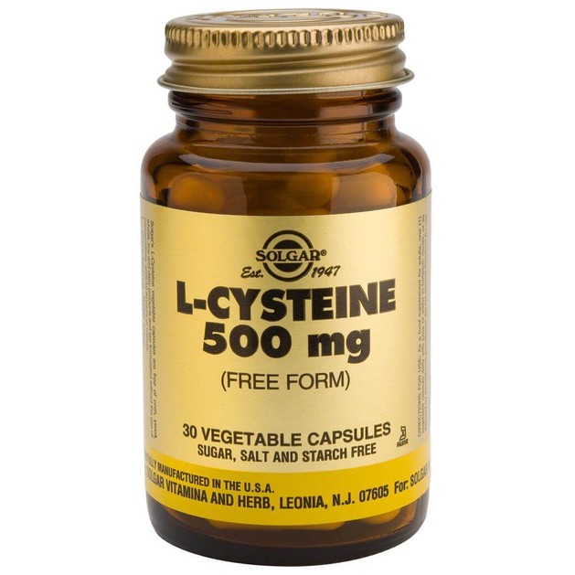Solgar L-Cysteine 500mg 30veg.caps Solgar L-Cysteine 500mg 30veg.caps