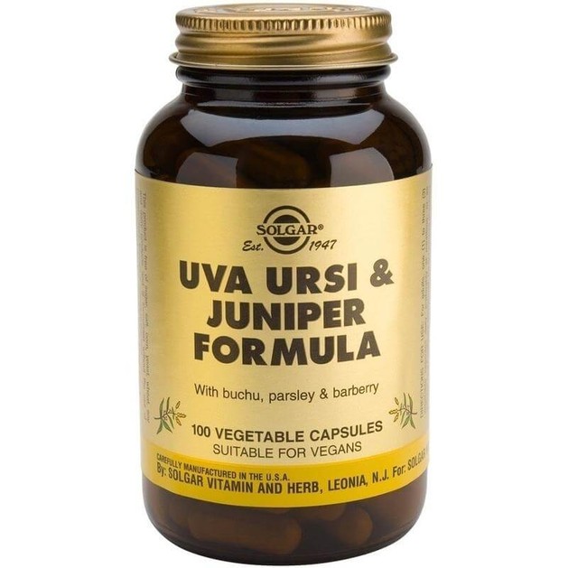 Solgar Uva Ursi & Juniper Formula 100 veg.caps Solgar Uva Ursi & Juniper Formula 100 veg.caps
