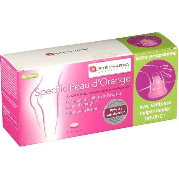 Forte Pharma Specific Peau d\' Orange 56 Tabs & Δώρο Βεντούζα Μασάζ Forte Pharma Specific Peau d\' Orange 56 Tabs & Δώρο Βεντούζα Μασάζ