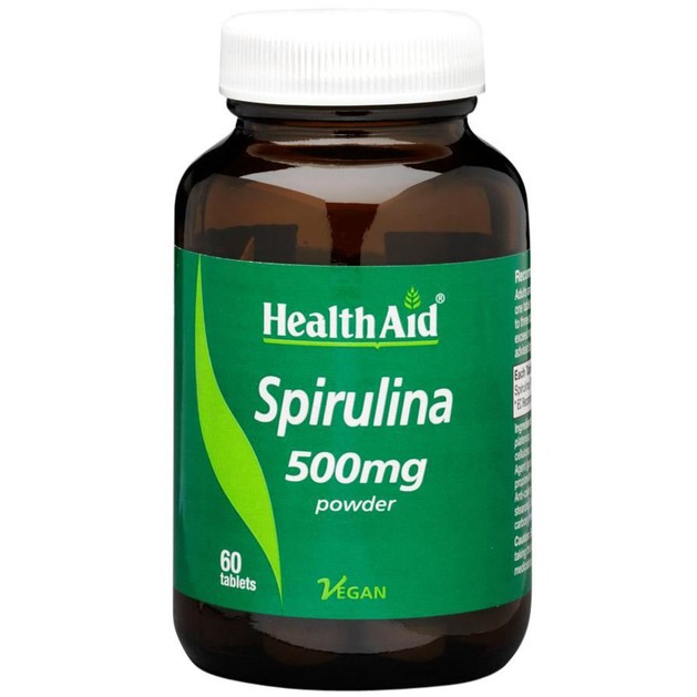 Health Aid Spirulina 500mg 60tabs Health Aid Spirulina 500mg 60tabs