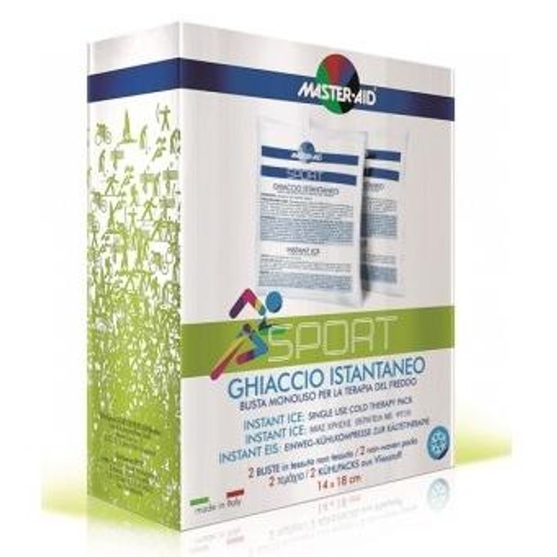 Master-Aid Sport Στιγμιαίος Πάγος Μίας Χρήσης 14 X 18εκ. 2τεμ. Master-Aid Sport Στιγμιαίος Πάγος Μίας Χρήσης 14 X 18εκ. 2τεμ.