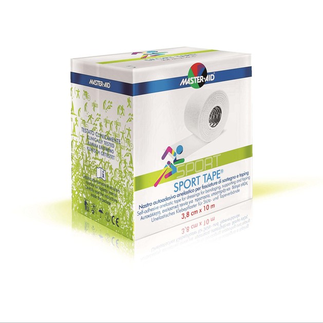 Master Aid Sport tape Αυτοκόλλητη Ανελαστική Ταινία 3,8x10 Master Aid Sport tape Αυτοκόλλητη Ανελαστική Ταινία 3,8x10