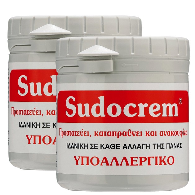 Sudocrem Πακέτο Προσφοράς Ήπια, Αντισηπτική Κρέμα για Αντιμετώπιση Ερεθισμών 2x250gr Sudocrem Πακέτο Προσφοράς Ήπια, Αντισηπτική Κρέμα για Αντιμετώπιση Ερεθισμών 2x250gr