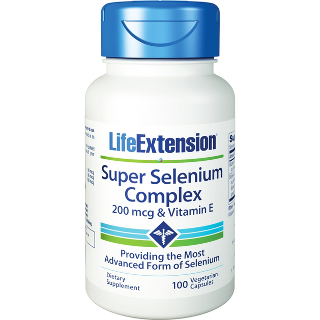Life Extension Super Selenium Complex 200mcg-Vitamin E Συμπλήρωμα Διατροφής Για τη Καλή Λειτουργία του Θυρεοειδούς Αδένα 100caps Life Extension Super Selenium Complex 200mcg-Vitamin E Συμπλήρωμα Διατροφής Για τη Καλή Λειτουργία του Θυρεοειδούς Αδένα 100caps