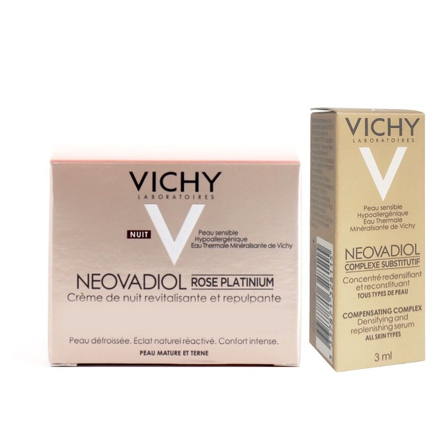 Δώρο Vichy Neovadiol Rose Platinium Nuit Φροντίδα Νύχτας από την Εμμηνόπαυση & Μετά 15ml & Neovadiol Compensating Complex 3ml Δώρο Vichy Neovadiol Rose Platinium Nuit Φροντίδα Νύχτας από την Εμμηνόπαυση & Μετά 15ml & Neovadiol Compensating Complex 3ml