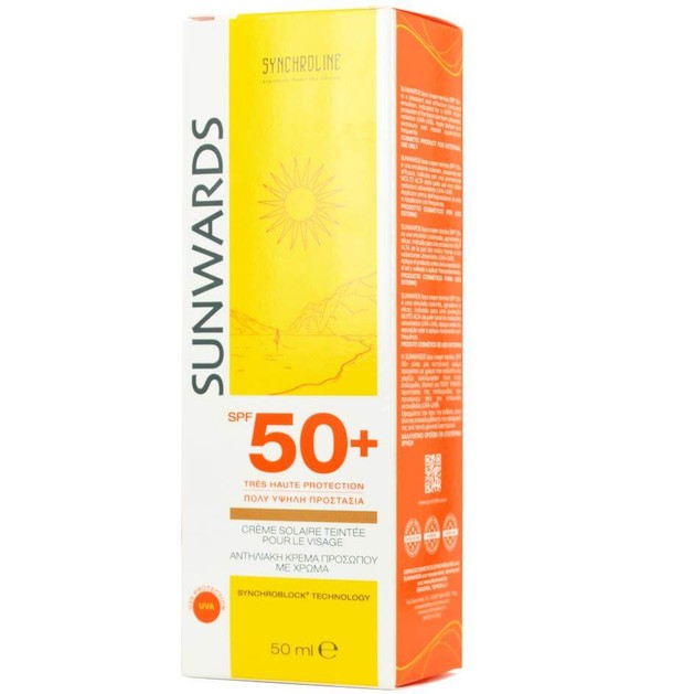 Synchroline Sunwards Face Cream Teintee Spf50+ Κρέμα Προσώπου Με Χρώμα 50ml Synchroline Sunwards Face Cream Teintee Spf50+ Κρέμα Προσώπου Με Χρώμα 50ml