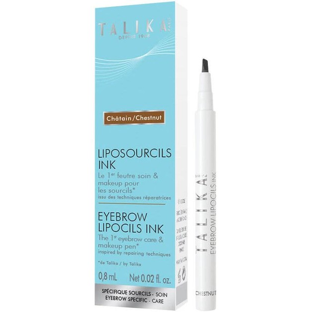 Talika Liposourcils Ink Chestnut Στυλό για τη Θρέψη & το Make Up των Φρυδιών Απόχρωση Κάστανο 0.8ml Talika Liposourcils Ink Chestnut Στυλό για τη Θρέψη & το Make Up των Φρυδιών Απόχρωση Κάστανο 0.8ml
