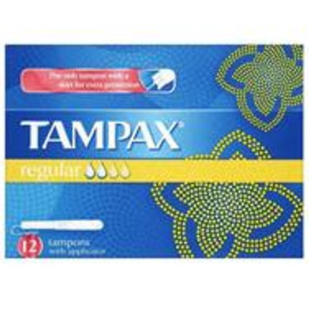 Tampax Regular Ταμπόν Κανονικό Μέγεθος 12τμχ Tampax Regular Ταμπόν Κανονικό Μέγεθος 12τμχ