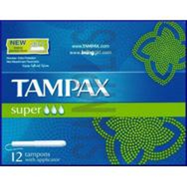 Tampax Super Ταμπόν Κανονικό Μέγεθος 12τμχ Tampax Super Ταμπόν Κανονικό Μέγεθος 12τμχ