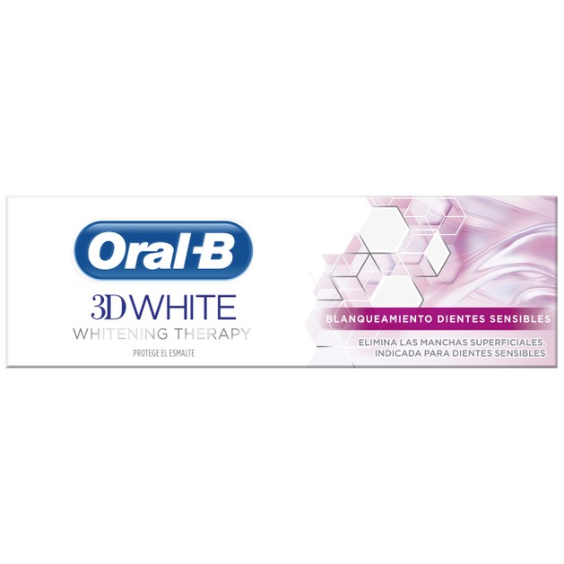 Oral-B 3D White Whitening Therapy Sensitive Οδοντόκρεμα για Απομάκρυνση των Επιφανειακών Λεκέδων από τα Ευαίσθητα Δόντια 75ml Oral-B 3D White Whitening Therapy Sensitive Οδοντόκρεμα για Απομάκρυνση των Επιφανειακών Λεκέδων από τα Ευαίσθητα Δόντια 75ml