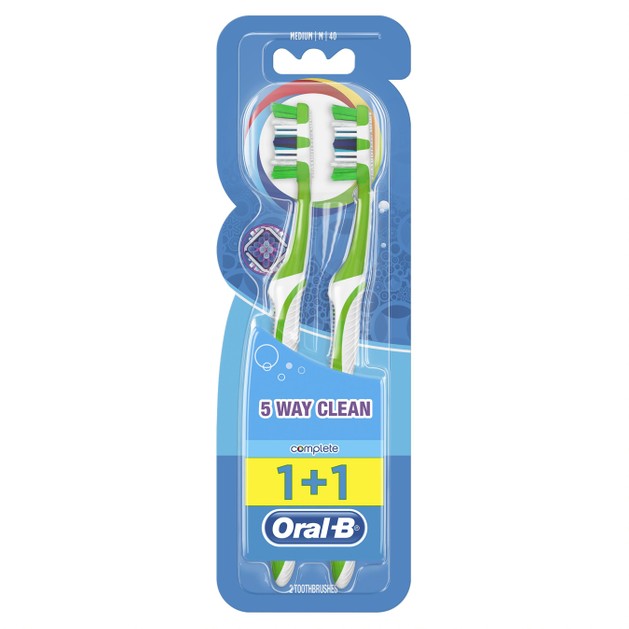 Oral-B Complete 5 Way Clean Οδοντόβουρτσα 40 Μέτρια 1+1 δώρο Oral-B Complete 5 Way Clean Οδοντόβουρτσα 40 Μέτρια 1+1 δώρο