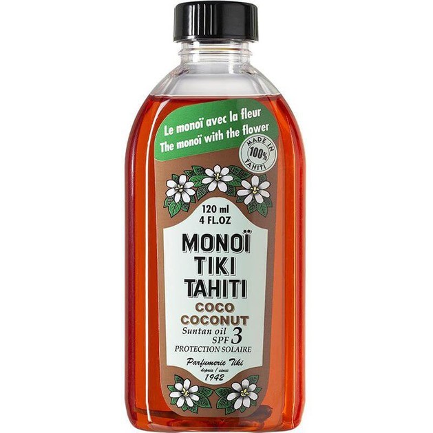 Monoi Tiki Tahiti Coconut Bronzant Suntan Oil Spf 3 Λάδι Μαυρίσματος με Άρωμα Καρύδας 120ml Monoi Tiki Tahiti Coconut Bronzant Suntan Oil Spf 3 Λάδι Μαυρίσματος με Άρωμα Καρύδας 120ml