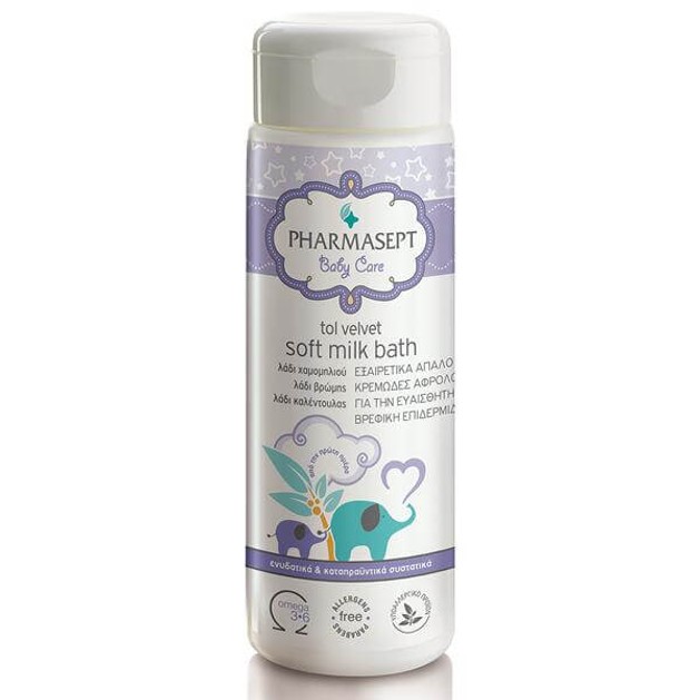 Pharmasept Tol Velvet Soft Milk Bath Εξαιρετικά Απαλό Κρεμώδες Αφρόλουτρο 200ml Pharmasept Tol Velvet Soft Milk Bath Εξαιρετικά Απαλό Κρεμώδες Αφρόλουτρο 200ml