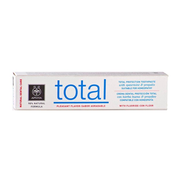 Apivita Natural Dental Care Total Toothpaste With Spearmint & Propolis 75ml Apivita Natural Dental Care Total Toothpaste With Spearmint & Propolis 75ml