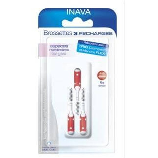 Elgydium Refill Trio Red 0.7 Ανταλλακτικά Μεσοδόντια Βουρτσάκια Elgydium Refill Trio Red 0.7 Ανταλλακτικά Μεσοδόντια Βουρτσάκια