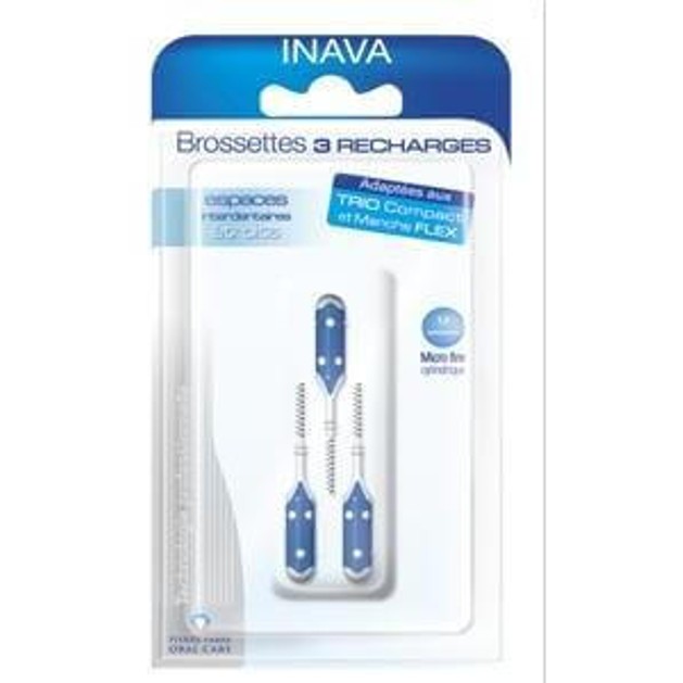 Elgydium Refill Trio Blue 0.4 Ανταλλακτικά Μεσοδόντια Βουρτσάκια Elgydium Refill Trio Blue 0.4 Ανταλλακτικά Μεσοδόντια Βουρτσάκια