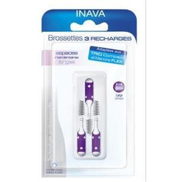 Elgydium Refill Trio Maune 0.8 Large Μεσοδόντια Βουρτσάκια Elgydium Refill Trio Maune 0.8 Large Μεσοδόντια Βουρτσάκια