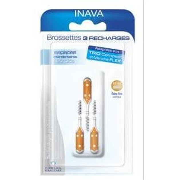 Elgydium Refill Trio Orange 0.6 Ανταλλακτικά Μεσοδόντια Βουρτσάκια Elgydium Refill Trio Orange 0.6 Ανταλλακτικά Μεσοδόντια Βουρτσάκια