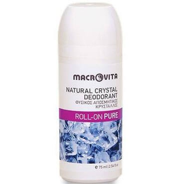 Macrovita Natural Crystal Deodorant Roll-On 75ml Macrovita Natural Crystal Deodorant Roll-On 75ml