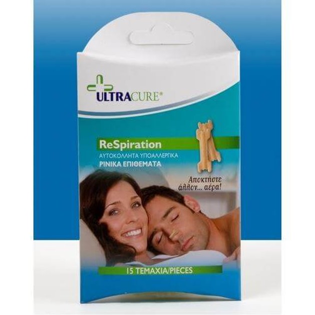 Solace Ultracure Respiration Ρινικό Αυτοκόλλητο Με Έλασμα 15τμχ Solace Ultracure Respiration Ρινικό Αυτοκόλλητο Με Έλασμα 15τμχ