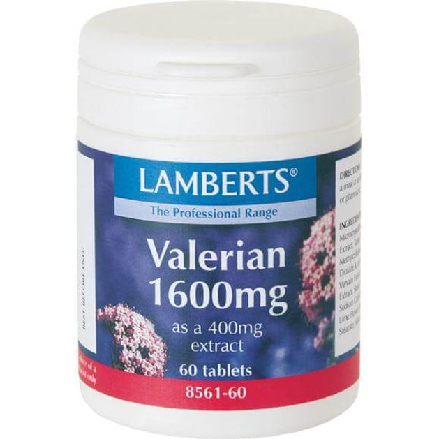 Lamberts Valerian 1600mg 60 tabs Lamberts Valerian 1600mg 60 tabs