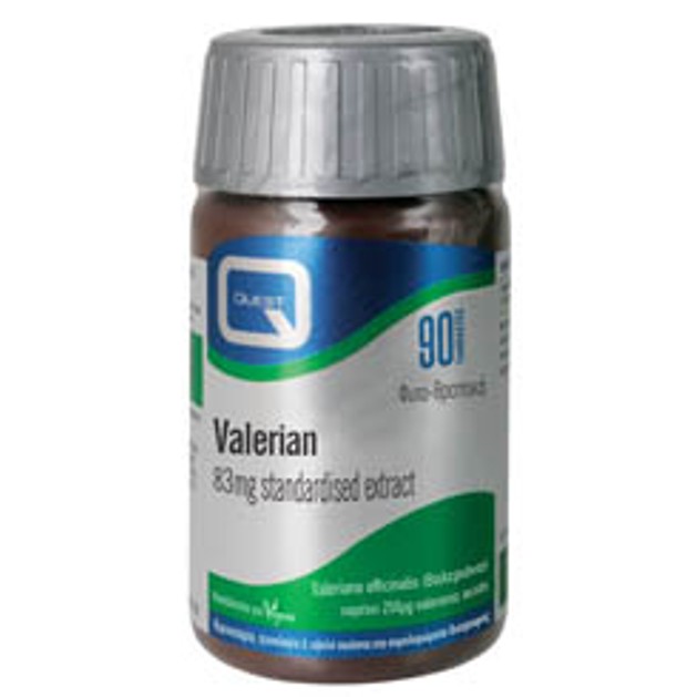 Quest Valerian Extract 83 Mg Βελτιώνει Την Ποιότητα Του Ύπνου 90 Tabs Quest Valerian Extract 83 Mg Βελτιώνει Την Ποιότητα Του Ύπνου 90 Tabs