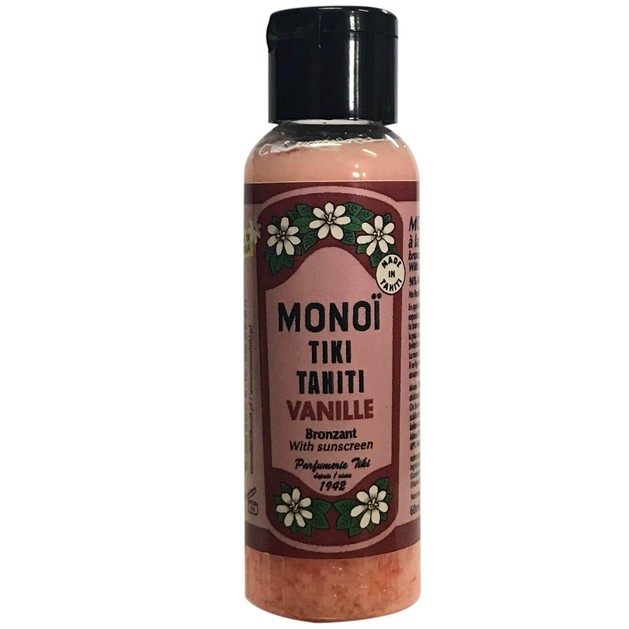 Monoi Tiki Tahiti Vanille Bronzant With Sunscreen Αντηλιακό Λάδι Μαυρίσματος με Άρωμα Βανίλιας 60ml Monoi Tiki Tahiti Vanille Bronzant With Sunscreen Αντηλιακό Λάδι Μαυρίσματος με Άρωμα Βανίλιας 60ml