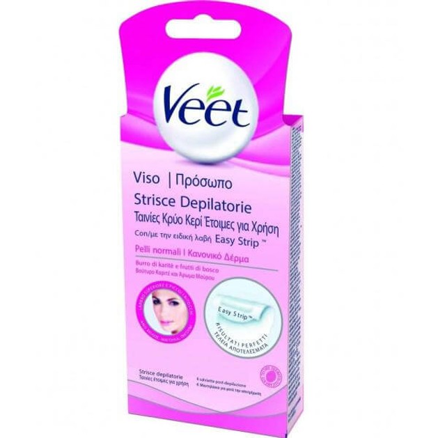 Veet Ταινίες Προσώπου Κρύο Κερί Έτοιμες για Χρήση 20Τμχ Veet Ταινίες Προσώπου Κρύο Κερί Έτοιμες για Χρήση 20Τμχ