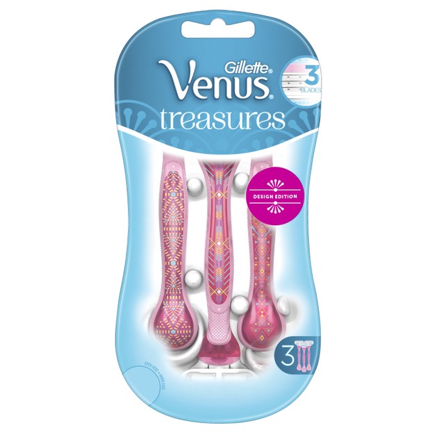 Gillette Venus Treasures Ξυραφάκια Μίας Χρήσης 3 Τεμάχια Gillette Venus Treasures Ξυραφάκια Μίας Χρήσης 3 Τεμάχια