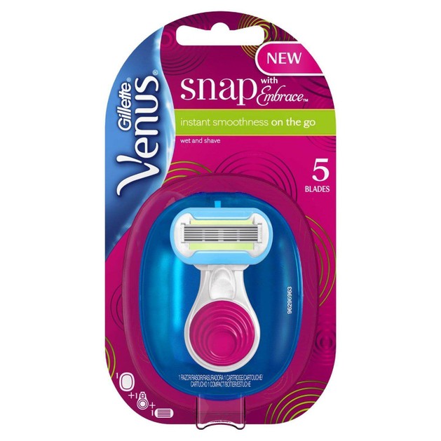 Gillette Venus Snap with Embrace Φορητή Γυναικεία Ξυριστική Μηχανή σε Θήκη Μεταφοράς 1 Μηχανή & 1 Ανταλλακτικό Gillette Venus Snap with Embrace Φορητή Γυναικεία Ξυριστική Μηχανή σε Θήκη Μεταφοράς 1 Μηχανή & 1 Ανταλλακτικό