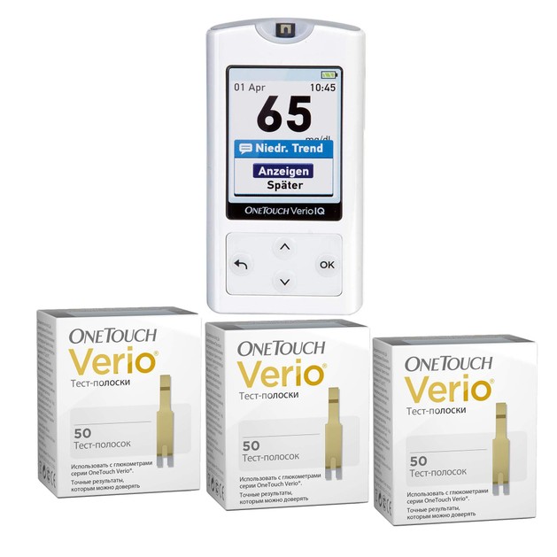 LifeScan Πακέτο Προσφοράς OneTouch Verio Test Strips Ταινίες 3 x 50τμχ & Δώρο OneTouch Verio IQ Συσκευή Μέτρησης Σακχάρου 1τμχ LifeScan Πακέτο Προσφοράς OneTouch Verio Test Strips Ταινίες 3 x 50τμχ & Δώρο OneTouch Verio IQ Συσκευή Μέτρησης Σακχάρου 1τμχ