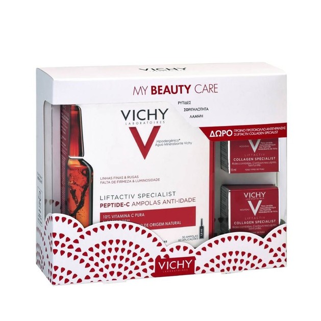Vichy Promo Liftactiv Specialist Peptide-C Anti-Aging Ampoules 30x1.8ml & Δώρο 2 Mini Liftactiv Collagen Specialist 15ml Vichy Promo Liftactiv Specialist Peptide-C Anti-Aging Ampoules 30x1.8ml & Δώρο 2 Mini Liftactiv Collagen Specialist 15ml