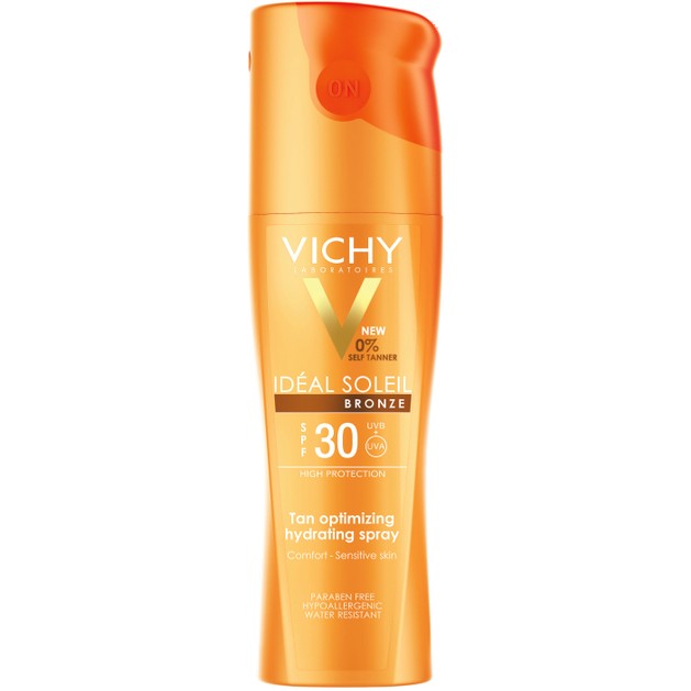 Vichy Ideal Soleil Bronze Spray Spf30, 200ml Vichy Ideal Soleil Bronze Spray Spf30, 200ml